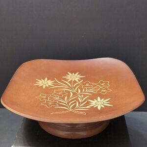 VGT,Franz Carl Weber,Wooden Musical Turntable Decorative Tray.